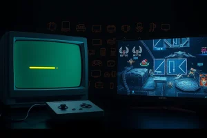 Del CRT al 4K: Cómo cambiaron las pantallas para jugar