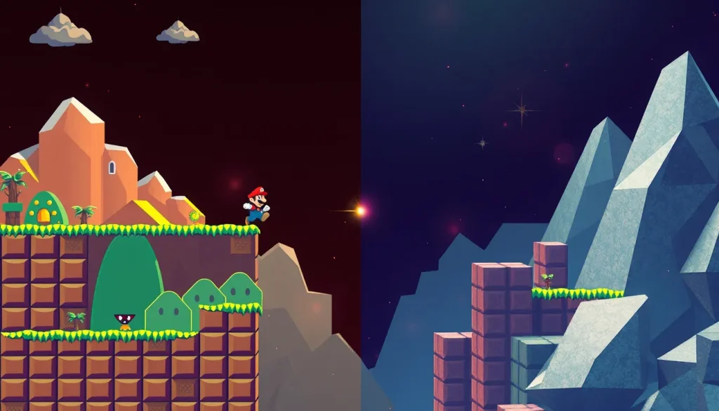 Featured image for Cómo Evolucionaron los Videojuegos de 2D a 3D: Un Salto Dimensional — Historia