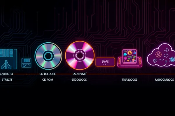 Del Cartucho al SSD: Historia del Almacenamiento en Videojuegos