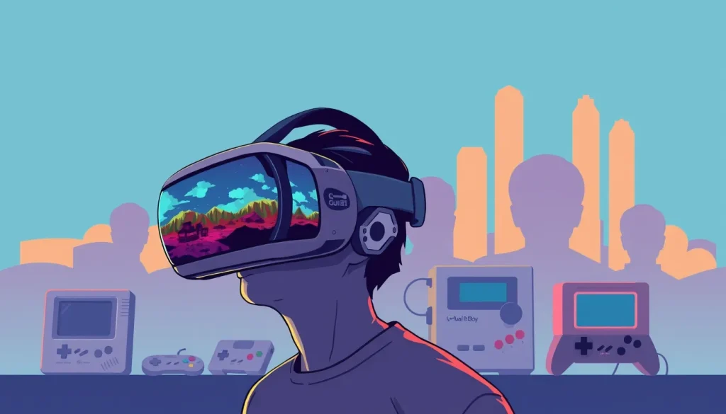 Featured image for Historia de la Realidad Virtual en los Videojuegos — Realidad virtual