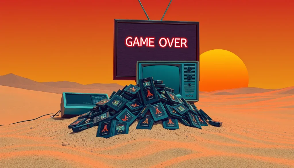 Featured image for El Crash de los Videojuegos de 1983: Qué Ocurrió y Por Qué Importa — Historia