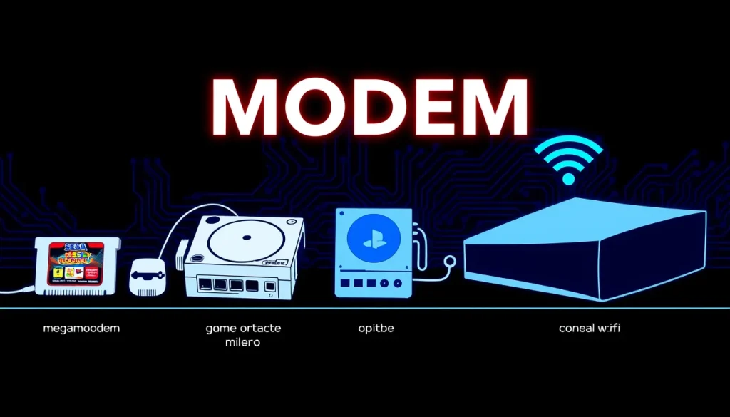 Featured image for La evolución de los módems en consolas: de 56k a la fibra óptica — Tecnología