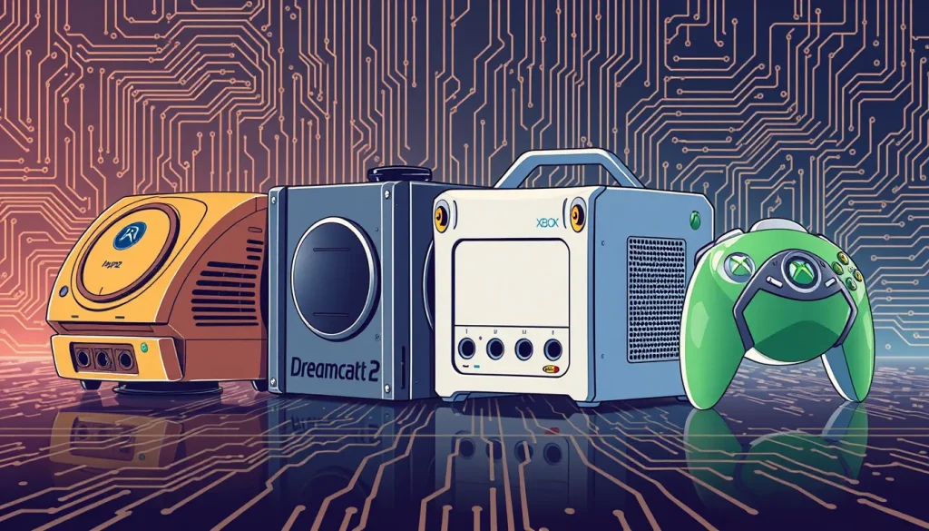 Featured image for Sexta generación: comparativa de especificaciones entre Dreamcast, PS2, GameCube y Xbox — Historia