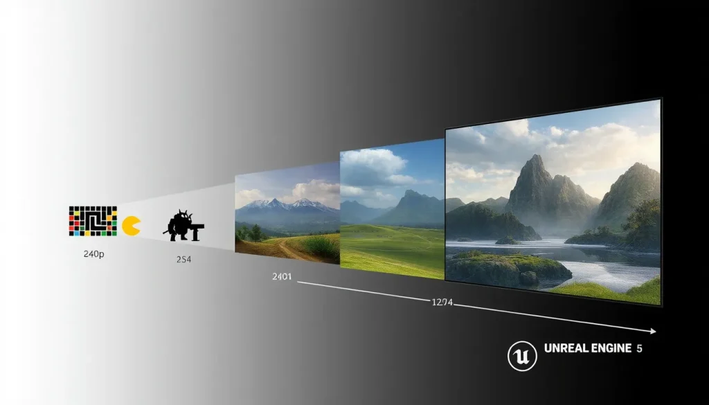 Featured image for La historia de las resoluciones de pantalla: de 240p a 8K y su impacto en el diseño de juegos — Historia