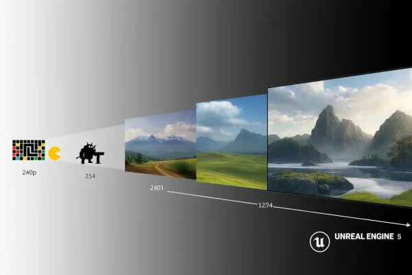 La historia de las resoluciones de pantalla: de 240p a 8K y su impacto en el diseño de juegos