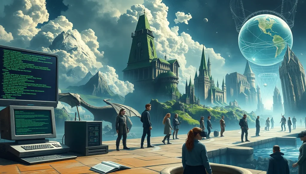 Featured image for De los MUD a los MMO: la evolución de los mundos virtuales — Historia